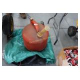 Gas Can and Tarp