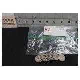 13 Buffalo Nickels