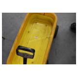 Yellow Wagon with Plastics Sides and Metal Bottom