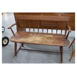 Wood Bench
