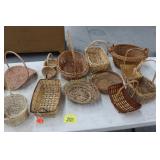 Baskets, assorted sizes.