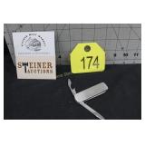 KNIFE, Cutting blade, file and bottle opener