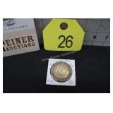 2009 Masonic Lodge 100 Year token