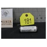 ROLL UNCIRCULATED Blue Ridge Parkway qrters, D