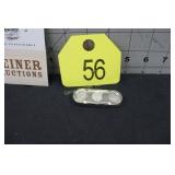 A spring loaded 10 Cent Coin holder