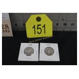 1946 U S Quarters; One 1946 & a 1946 S