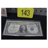USA Silver Certificate $1.00 Bill
