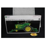 The Model 720 Tractor w/ 80 Blade and 45 Loader -