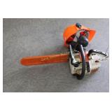 Stihl 009 Chain Saw & Helmet