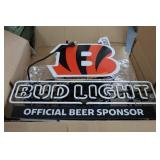 Bengals Bud Lite Nean Lite NIB