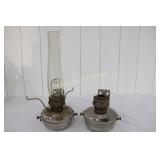 2 Aladdin Bracket Oil lamps