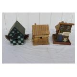 3 Bird Houses