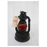 Vintage Lantern Red Shade