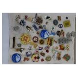PINS, BUTTONS, BADGE