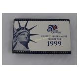 1999 U S MINT PROOF SET