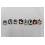 8 Rare Gum Ball Machine Premiums 1 is Babe Ruth
