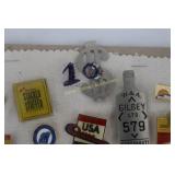 PINS, BUTTONS, BADGE