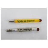 Pair of vintage Bullet Pencils