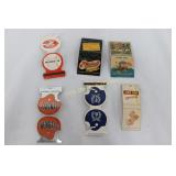 6 misc Match books