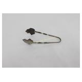 Sterling Silver Sugar Tongs Antique