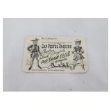 Cap Pistol Packing Club Card Abilene, Kansas