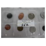 Sleeve of 20 Misc Tokens