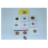 METAL BUTTON, 4 TOKENS - PLUS