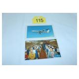 airline postcards