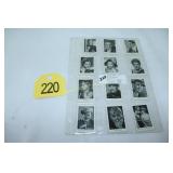 Sleve of 12 Josetti Filmbilder Tobacco Cards 1930s