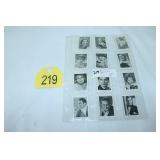 Sleve of 12 Josetti Filmbilder Tobacco Cards 1930s