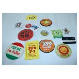 FUN PIN-ON & advertising BUTTONS