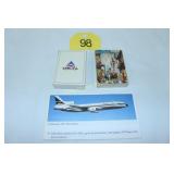 airline playing cards