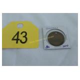 SEAGRAMS WHISKIES 80 YEAR TOKEN