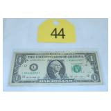 INTERESTING ONE DOLLAR BILL???