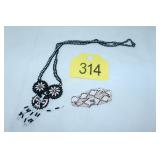 Indian Design Bead Work Necklace and Bracelet