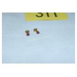 Ruby Earrings .925