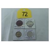 TOKENS & 2021 D UNC. QUARTER