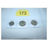 THREE U. S. COINS