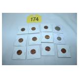 1981 PENNIES,  A 1957 DIME, A 2026 quarter