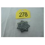 Wells Fargo Agent Badge 1958