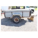 Plywood Enclosed  Bumper Hitch Trailer