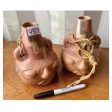 2 POTTRY VASE