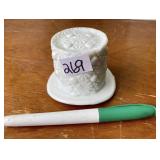FENTON MILK GLASS TOP HAT