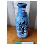 PAINTED MILK BOTTLE