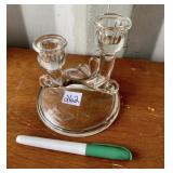 CRYSTAL CANDE HOLDER