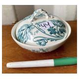 ANTIQUE DISH AND LID