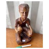 WOOD CARVED MAN