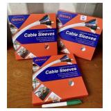 3 BOX CABLE SLEEVES