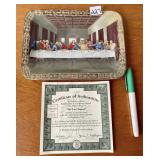 LAST SUPPER WITH CERT.