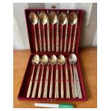 VINTAGE KOREAN CHOPSTICKS AND SPOON SET